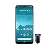 Nokia 62 Smartphone, 16 cm (6,3 Inch), 64 Gb, Dual SIM, Incl Auto-Adapter, Ijs grijs