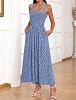 Vestido sin espalda con jacquard para verano de IWD para mujer 4
