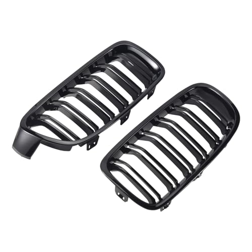 Grille Calandre Noire Brillante pour BMW Série 3 F30 F31 F35 de 2012 à 2018