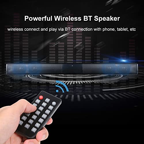 Henniu Luxo Wireless BT 4.2 Soundbar Speaker TV Home Theater 3D Soundbars Bass Television Subwoofer