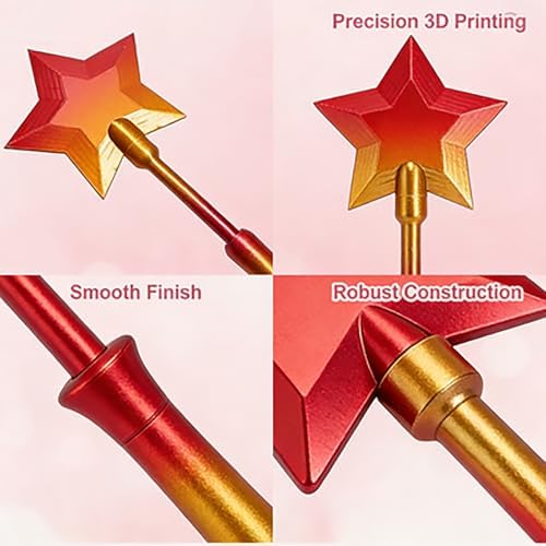 3D Printed Credit Card Wand Tap to Pay, Magic Fairy Pay Wand, Suitable Scenarios for Card Payment, Easy Checkout (Gold). - 4