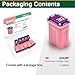10PCS 30Amp Micro Cartridge Fuses, Low Profile FMM/MCASE Type 608830 Car Fuses for Car, SUV, Truck, Box-Shaped Blade
