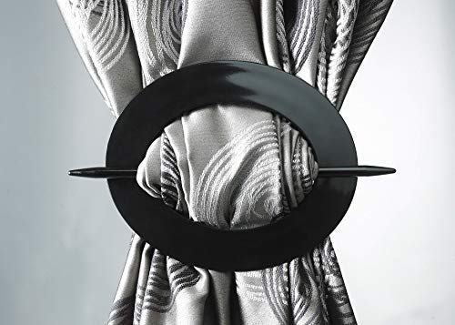 EMBRASSES OVALES | 1 Embrasse PVC Ovale | Poivre