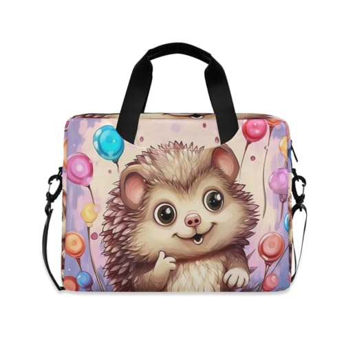 Sac à bandoulière pour ordinateur portable au café ou bureau motif chat en panier pour étudiant