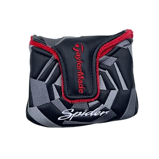 TaylorMade Spider X Chalk Mallet Putter Headcover Black