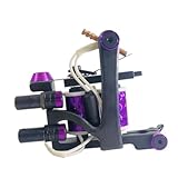 Tattoo Machine Shader 1.25 INCH 24AWG 10Wraps Copper Wire Coil Non Bobbin 47UF 50V Tattoo Gun Coil US 8-32 Thread 1018 Low Carbon Steel Frame TMIOBH-01