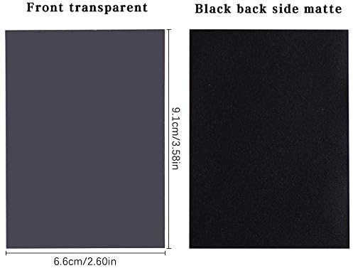 Homgaty 300 Pcs Standard Card Sleeves, Clear Deck Protectors Card Protector Sleeves for Pokemon,Magic, MTG, The Gathering, Board Games,Yugioh (Black)
