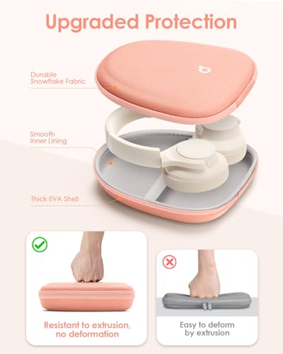 Image of Headphone Case Hard Shell Super-Slim for Soundcore Anker /Sony /JBL /Bose /Skullcandy Crusher /BERIBES /KVIDIO /TOZO /JLab Over-Ear Headphones Universal Portable Travel Organizer Bag
