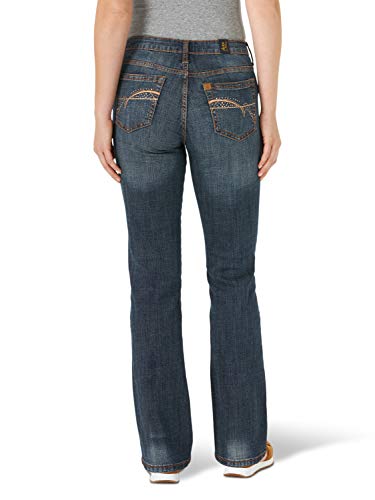 Wrangler Women's Aura Instantly Slimming Mid Rise Boot Cut Jean2