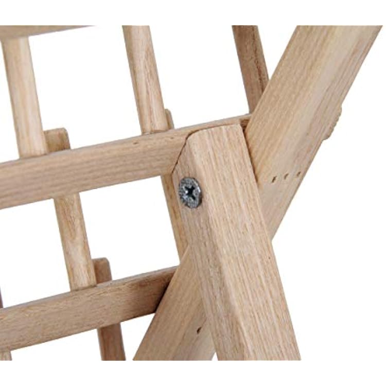 Threadart 60 Spool Cone Wood Thread Rack | Made of Hardwood, Sturdy, Freestanding or Wall Mount | Holds 60 Spools