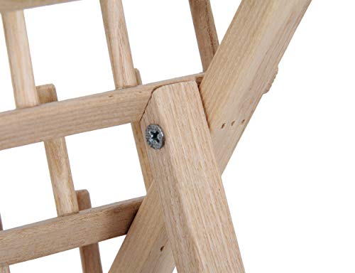 Threadart 60 Spool Cone Wood Thread Rack | Made Of Hardwood, Sturdy, Freestanding Or Wall Mount | For Sewing, Embroidery, Quilting, And Specialty Thread Storage #TOP2