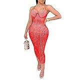 Les robes d'anniversaire pour femme varient de S à 4XL. Bonne élasticité, veuillez vous référer à notre tableau des tailles parmi les images et choisir la bonne taille pour vous-même.