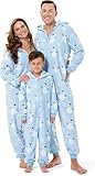 Big Softy Family Christmas Onesies - Kids & Adult Pajamas - Cool Snowman (Large)
