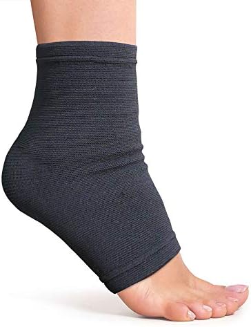 Bracoo Simple Ankle Brace Compression Support Sleeve for Joint, Foot Socks with Arch Support, Pain Relief from Swelling, Sprains, Plantar Fasciitis, Achilles Tendon, Injury Prevention - AC90