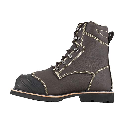 Image of Iron Age Men's Forgefighter Safety Toe 10 inch Heat Resistant Work Boot With Poron Xrd Internal Met Guard