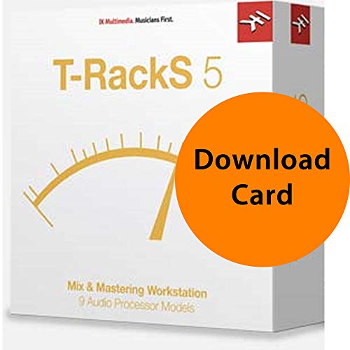 IK Multimedia T-RackS 5 for Windows and Mac - All-in-One Mastering Software (Download Card)
