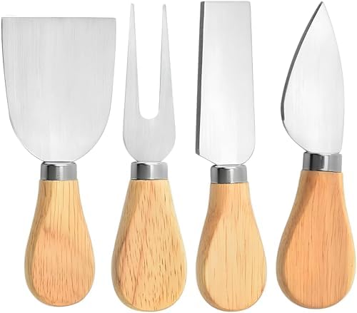 Kit de Utensílios para Queijo 4 Peças em Aço Inox Linha Premium c...
