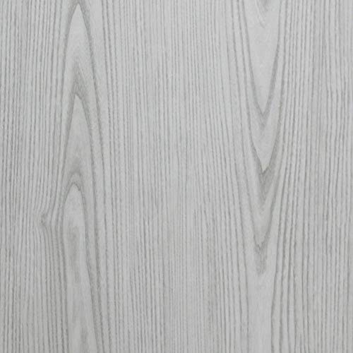 Wood Grain Wallpaper Self Adhesive Gray and White Wood Peel and Stick Wallpaper 17.7â€x118\"Wood Grain Texture Stick and Peel for Furniture Decorative Wall Desktop Removable Waterproof Vinyl Shelf Paper