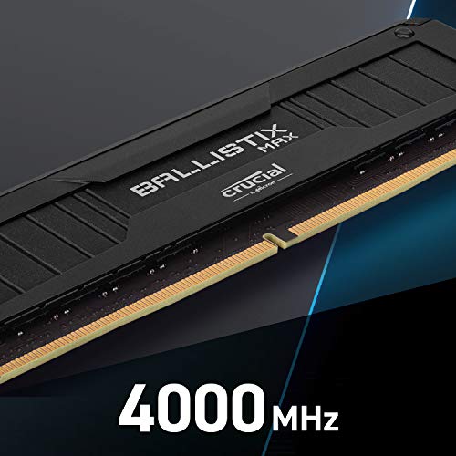 Image of Crucial Ballistix MAX 4000 MHz DDR4 DRAM Desktop Gaming Memory Kit 32GB (16GBx2) CL18 BLM2K16G40C18U4B (Black)