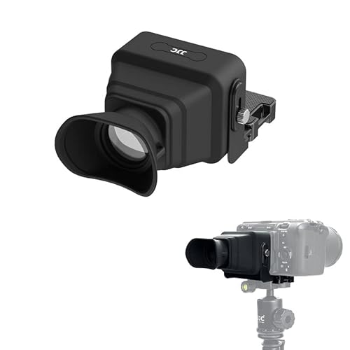 JJC Viseur LCD pour Appareil Sony FX30 FX3 avec Plaque de Base, Grossissement x3, Écran et Pare-Soleil