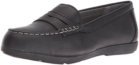 Rockport Works Women's Top Shore, Steel Toe, SD, Penny Loafer (12.0 W) Black