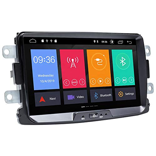 Multimediaspelare för bil PNI DAC90 med Android 9 2 GB DDR3/ROM 32 GB, navigationssystem för Dacia Logan 2 Sandero Duster Renault Capture pekskärm Bluetooth RDS, PNI-DAC90