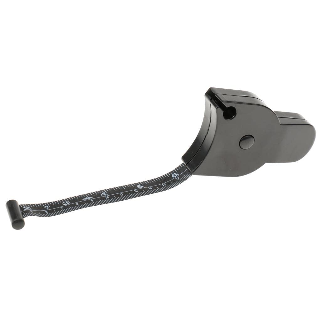 Mini BMI Body Measuring Tape 150cm - Easy Measurement for Waist, Chest & More - Push Button Locking Feature - Plastic ABS Material