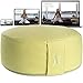 BACKLAxx ® Cojin meditación cojin yoga con relleno de trigo sarraceno – altura del asiento 15cm anchura del asiento 35cm – Cojin redondo – curso de vídeo – Cojines para yoga Cojin de yoga y meditacion