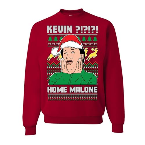 wild custom apparel Christmas Is Cancelled Santa Michael Scott Office Ugly Christmas Sweater Crewneck Sweatshirt