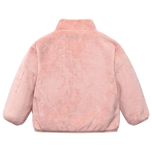 Baby Girls Winter Fleece Coat Toddler Boys Warm Jacket Sweater Zip Up Outerwear2