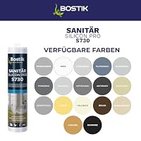 BOSTIK S730 Sanitär Silikon Pro Anthrazit – Hochwertiges Acetat Sanitärsilicon mit Schutzeffekt, Lösemittelfrei, Alterungs- und Witterungsbeständig, Geeignet für Innen- und Außenbereich, 300ml – Ansicht 7