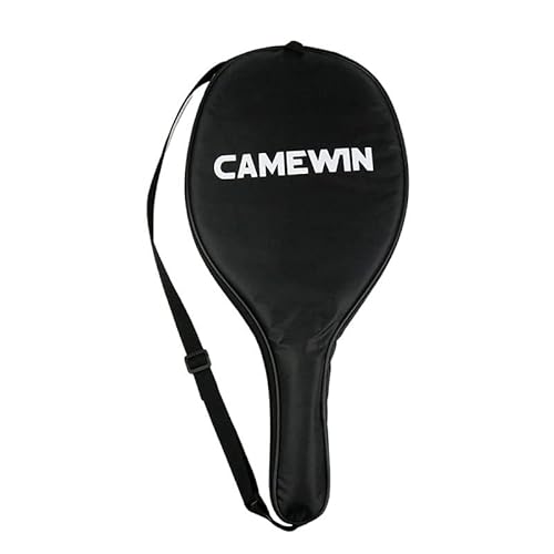 Raquete de Beach Tennis de Fibra de Carbono Camewin Ultra Leve com Capa (Rosa)