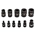 eHomeA2Z 11 Pc E-Torx Female Star Socket Set CR-V Steel E4 - E20 Drop Forged Black Phosphate Finish (Black Phosphate)
