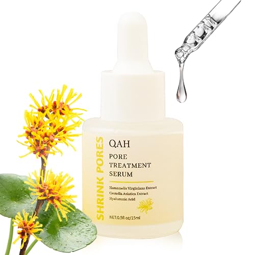 Hyaluronic Acid Serum - Witch Hazel Face Serum with Centella Asiatica to Pore Shrinking - Hyaluronic Acid Serum to Improve Dull Skin -Hyaluronic Acid to Plump and Smooth Skin for All Skin Types