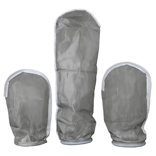 Sac filtrant liquide inox 180x810mm chaussette filtration industrielle 150 mesh