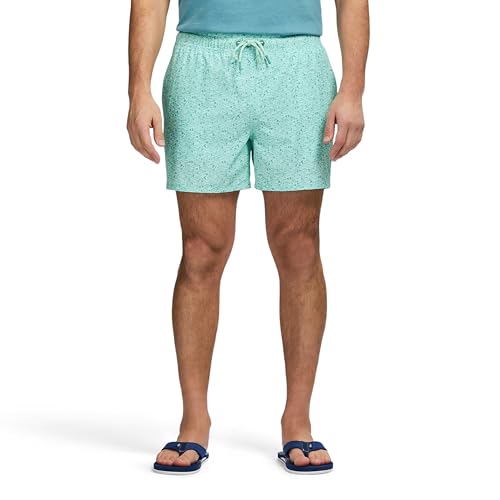 IZOD Men's Standard Swim Trunks with Comfort Liner Saltwater Performance UPF50 Stretch Swimsuit 4
