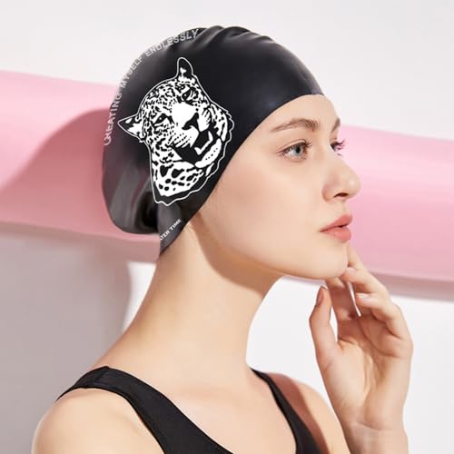 WATERTIME Leopard Swim Cap