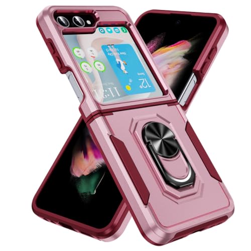 Coque Samsung Z Flip 4 Anti Chute Rose Finition Mate Évite les Rayures