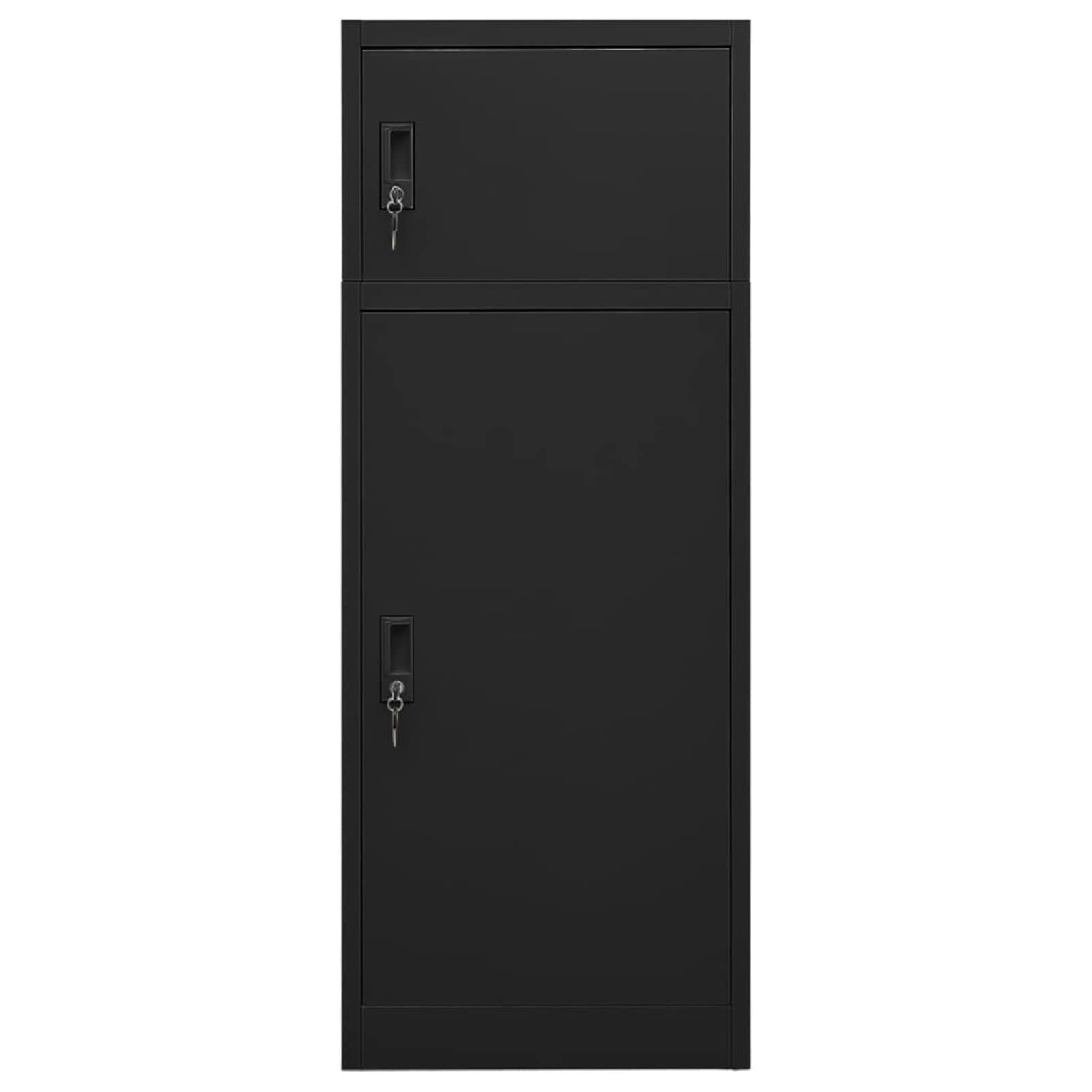 Homgoday - Armario para silla de montar, gabinete multiusos, armario de metal, armario de silla de montar, armario de equitación, taquilla, negro, 53 x 53 x 140 cm, acero
