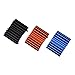 RC Motor Heat Sink, 3PCS Metal Universal Cooling Fin Set Black & Red & Blue Heat Sink Compatible with RC Car 540/550 Motor