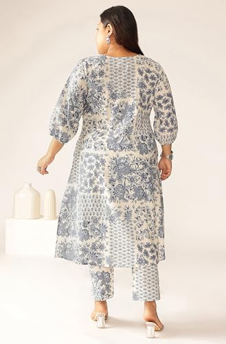 Image of Janasya Women Silk Blend Solid Kurta & Pant Set Lavender Color Trending Outfit
