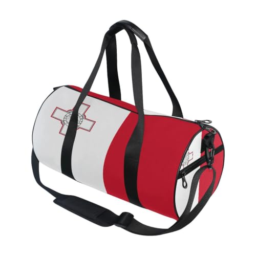 Bolsa de lona para viajes y deportes, macuto ligero de Malta con bolsillo interior para gimnasio