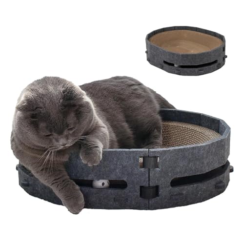 Lit griffoir pour chats : la solution anti-stress pour le salon et le bureau - 8