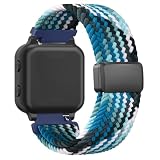 Meliya Kinder Armband für Xplora X6 Play/X6 Pro – Verstellbares Magnetisches Nylon Armband mit Edelstahl-Schließe & starkem Magneten für Anio 5/Anio 6 Mädchen Jungen