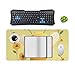 Happy Bee Desk Mat Non-Slip Laptop Writing Pad Large Keyboard Mousepad with Rubber Base 23.6