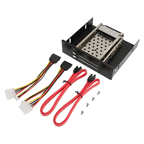 Caja interna 25in dual bay sin bandeja para discos duros miniatura 3