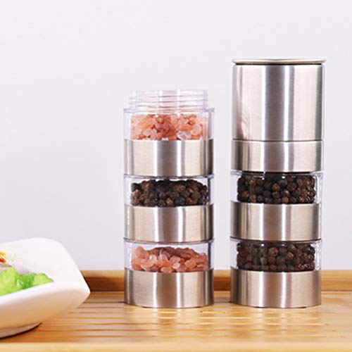 Moedor de Sal E Pimenta Moedores de Sal Inoxidável E Moinho de Pimenta Com Rotor Durável