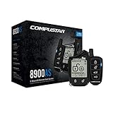 Compustar CS8900-AS-BL 2 Way LCD 1 Mile Range Remote Car Starter & Security System with Blade-AL Bypass Module Included
