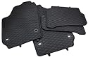 kfz-premiumteile24 Premium Gummimatten kompatibel mit Polo IV (9N/9N2/9N3) + Polo Cross Baujahr 2002-2009 Fußmatten Allwetter 100% Passgenau Drehknebel Oval Schwarz