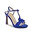 Zapato Fiesta Flor Azul eléctrico